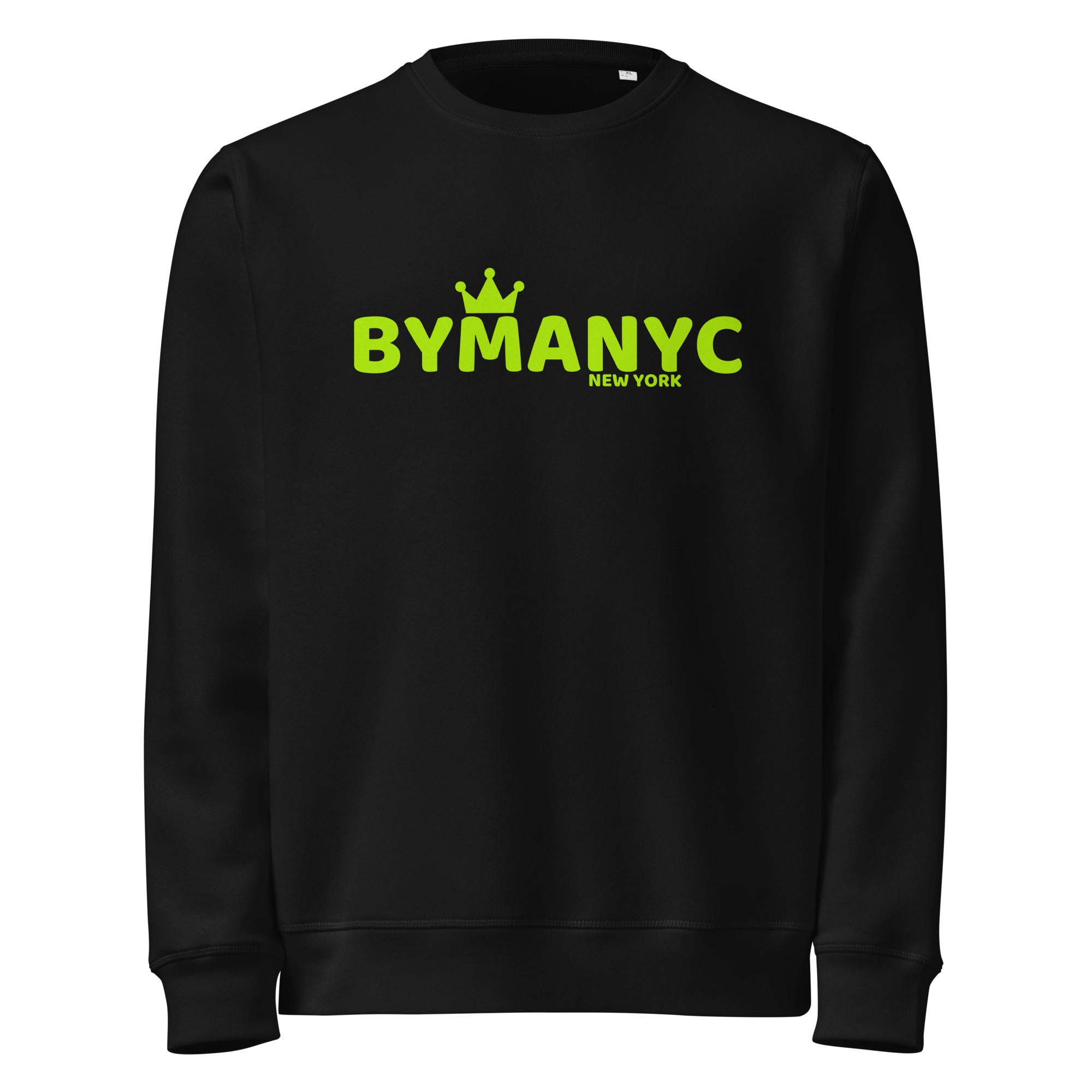 Unisex Organic Sweatshirt LOVE NYC – BYMANYC ® New York | Vegan Streetwear - BYMANYC ® New York