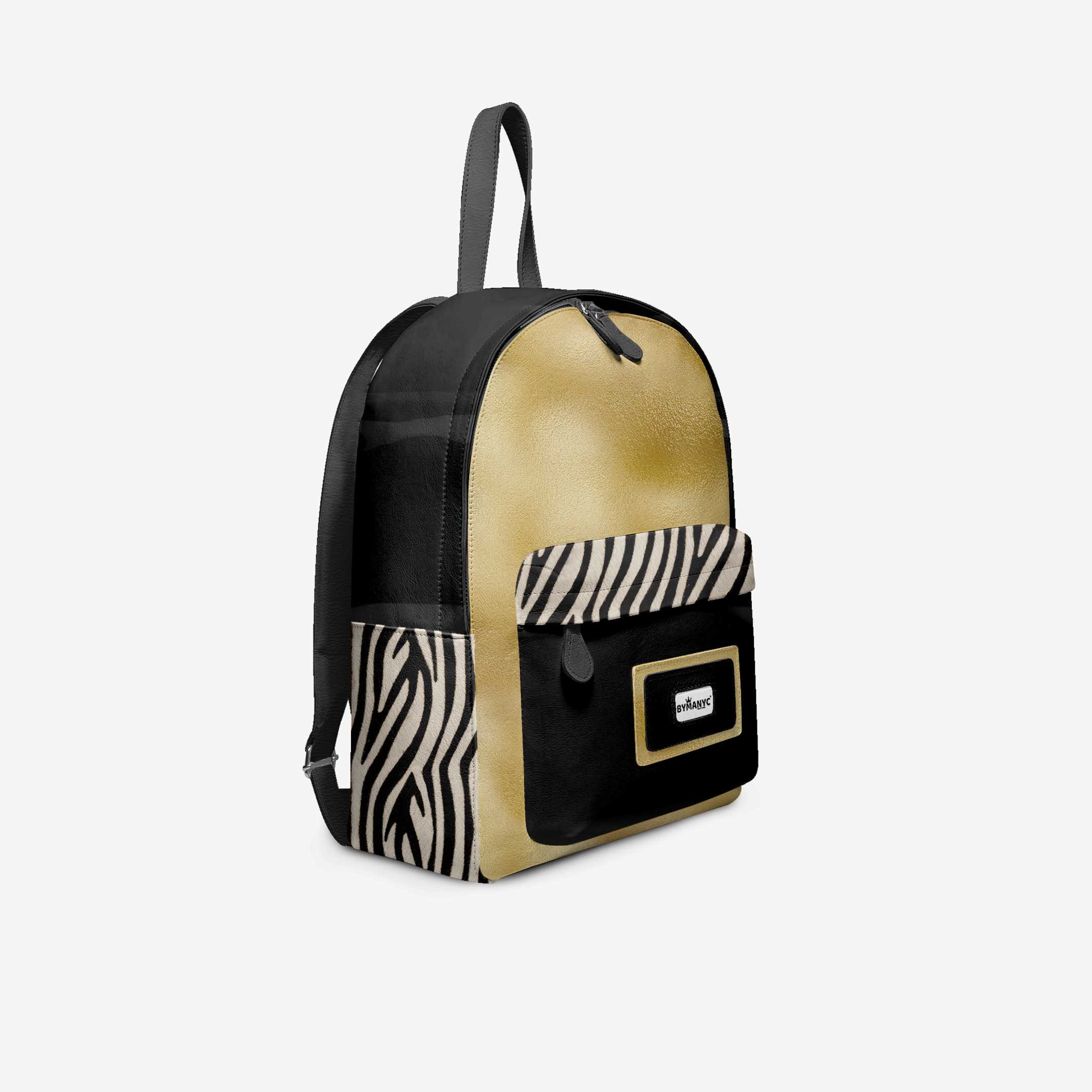 Vegan Backpack SoHo Gold by BYMANYC ® New York – Handmade Italy - BYMANYC ® New York