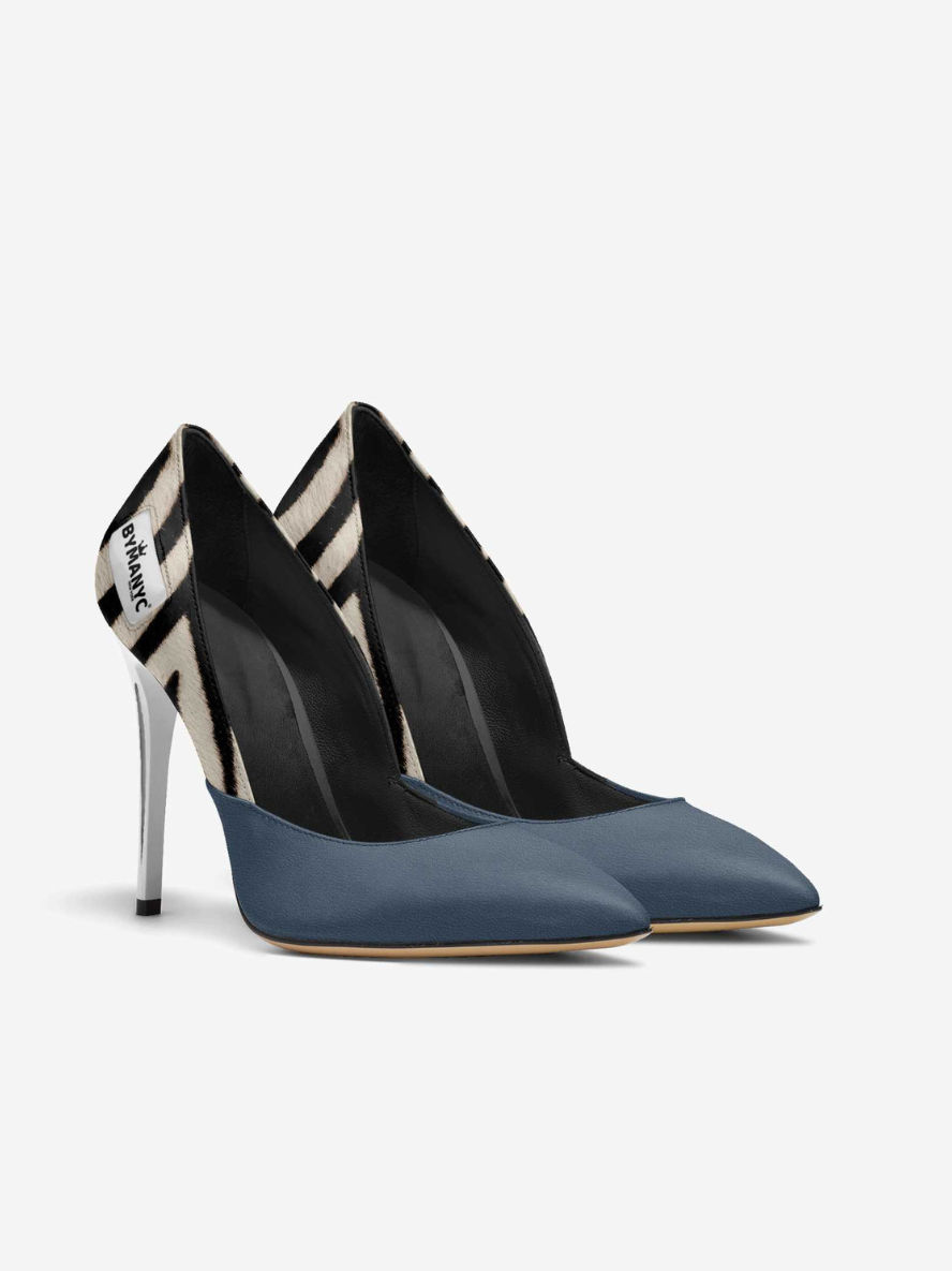 Vegan Women’s Stiletto Shoe BYMANYC ® New York – HARLEM Noir Luxe - BYMANYC ® New York