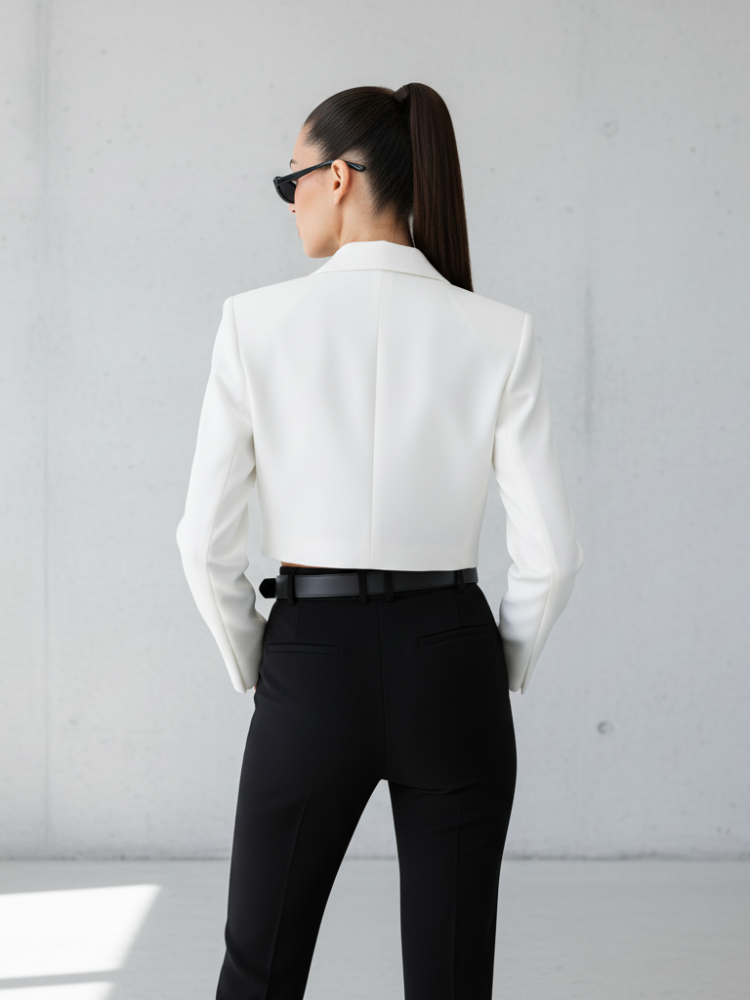 Versatile Stand Collar Blazer, Manhattan | BYMANYC ® New York - BYMANYC ® New York