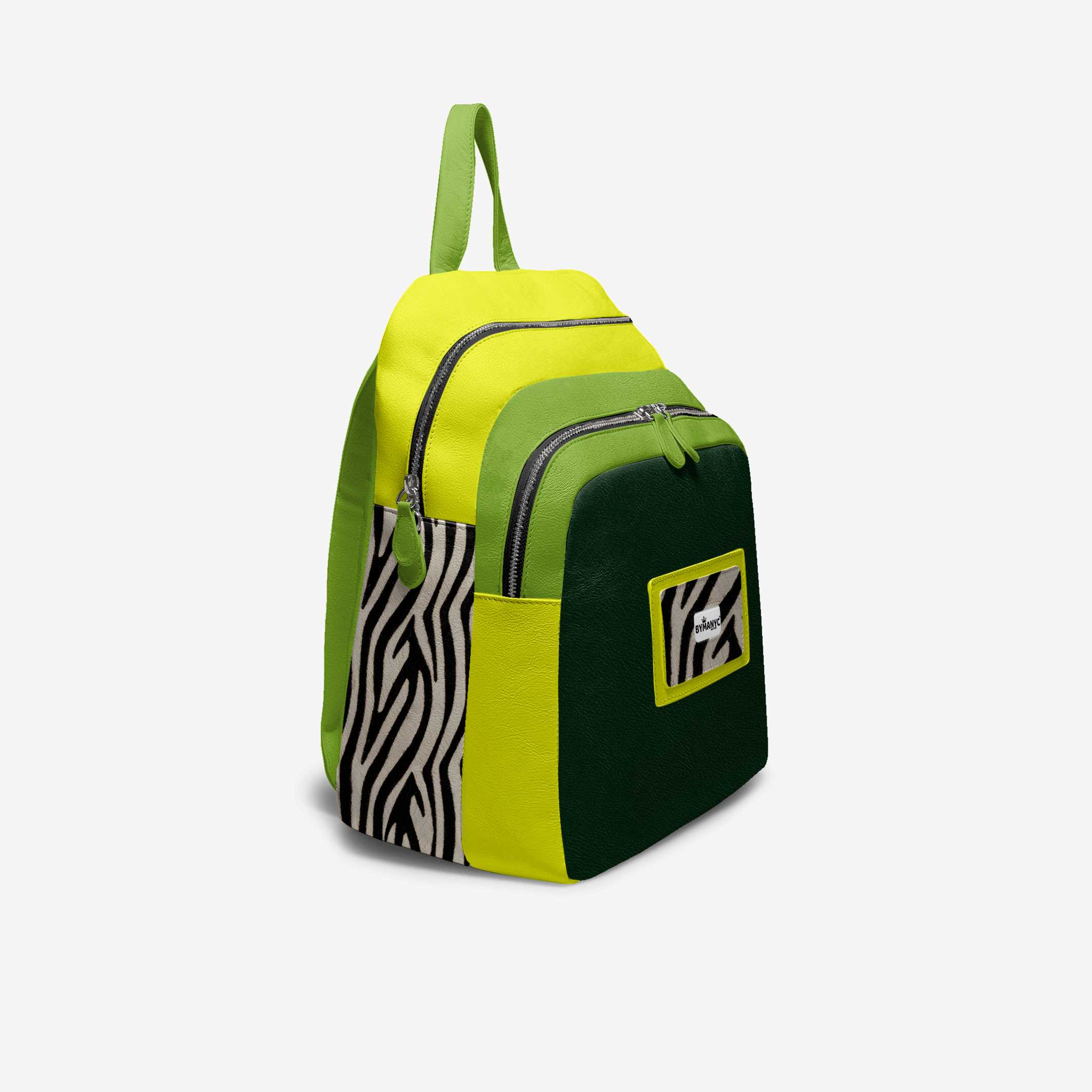 Zebra Jungle Backpack by BYMANYC ® New York – Handmade Vegan Luxury - BYMANYC ® New York