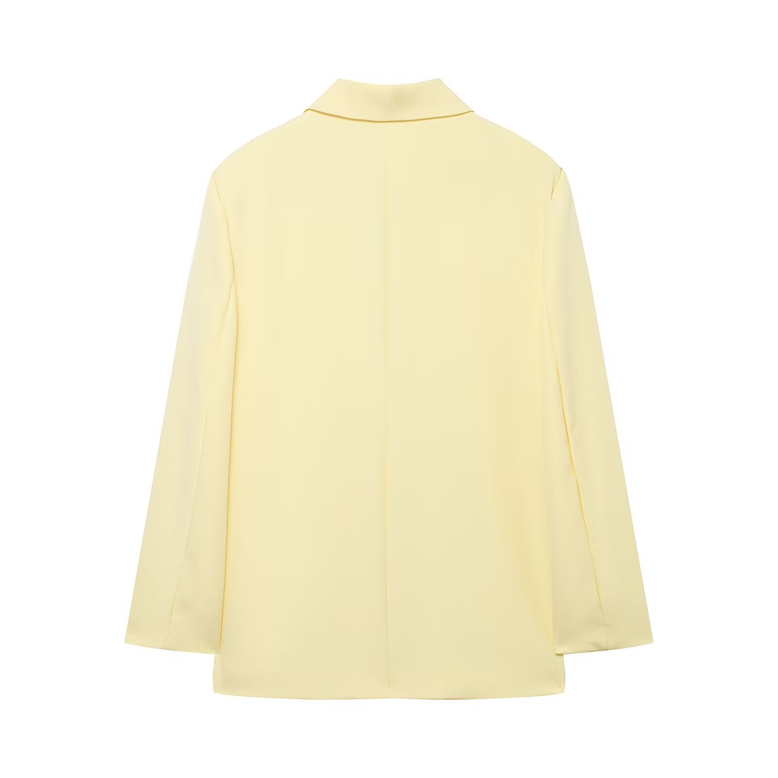 Women's Jacket Pastel Yellow Oversized Blazer BYMANYC ® New York WALL STREET LEMON SINGLE-BREASTED - New Collection