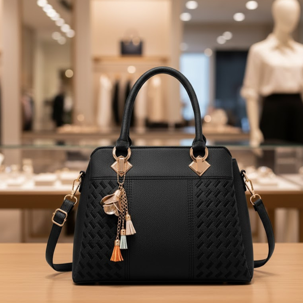 Women's Handbags: Tribeca Weave Tote | Manhattan Chic Collection BYMANYC ® New York