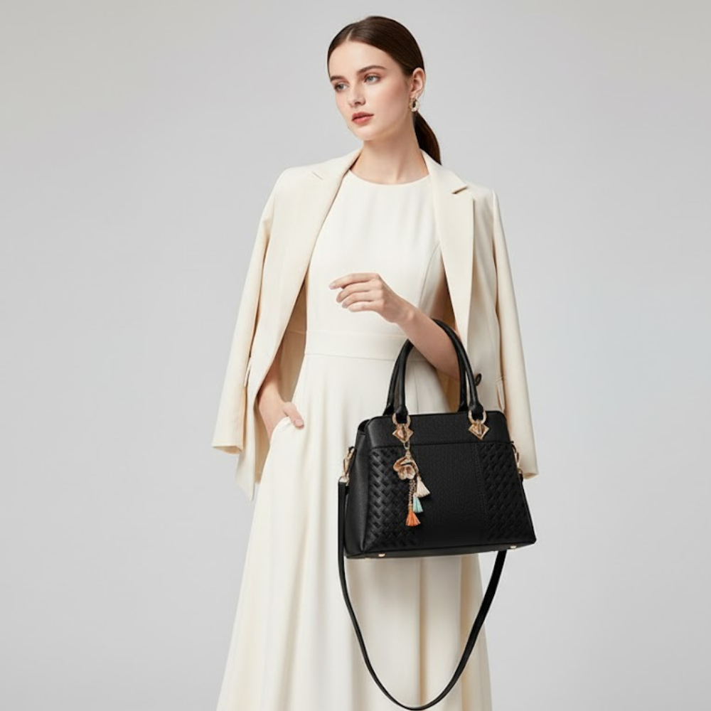 Women's Handbags: Tribeca Weave Tote | Manhattan Chic Collection BYMANYC ® New York