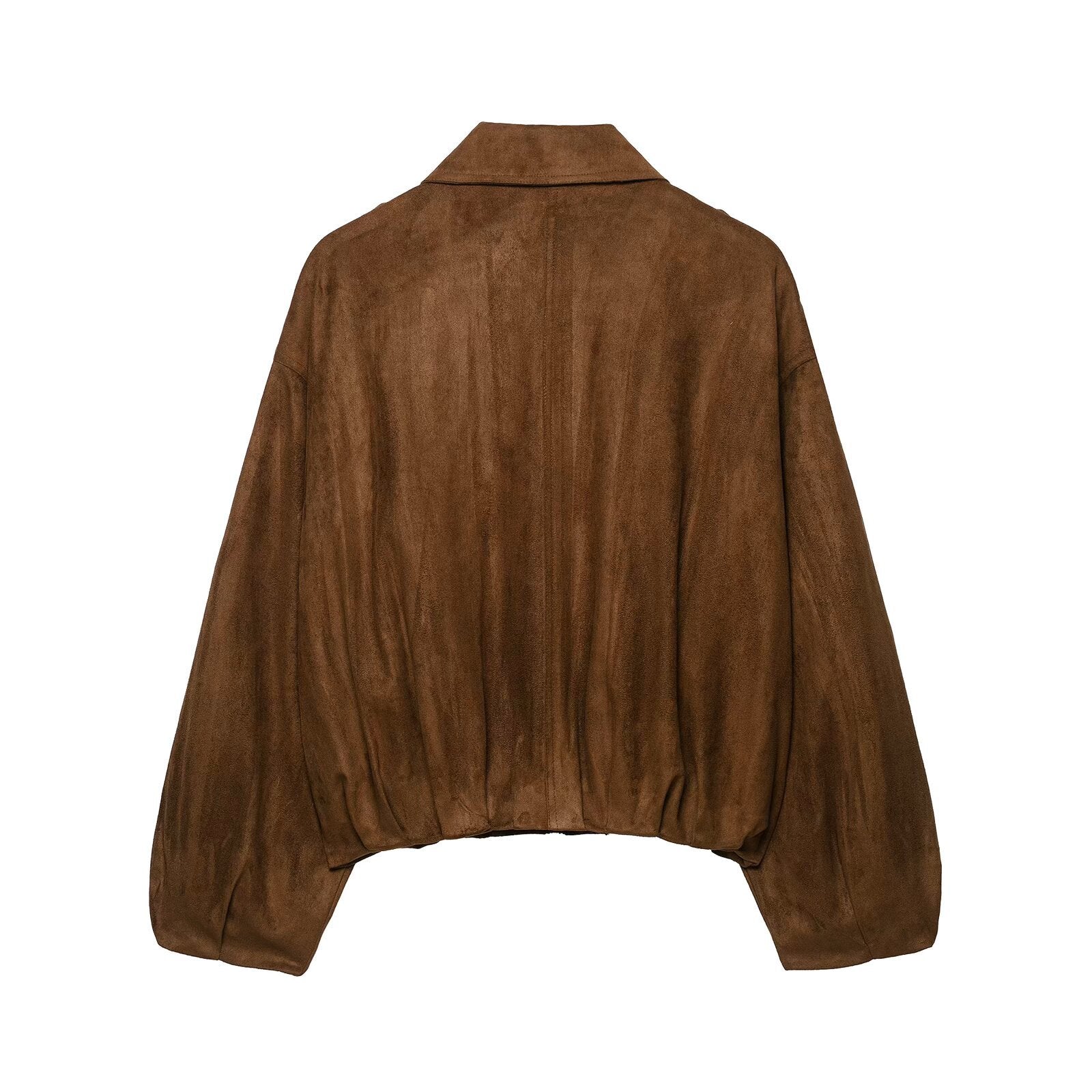 Women's Faux Suede Oversized Biker Jacket BYMANYC ® New York CONTEMPORARY VIBRANT MODERN FASHION - New Collection