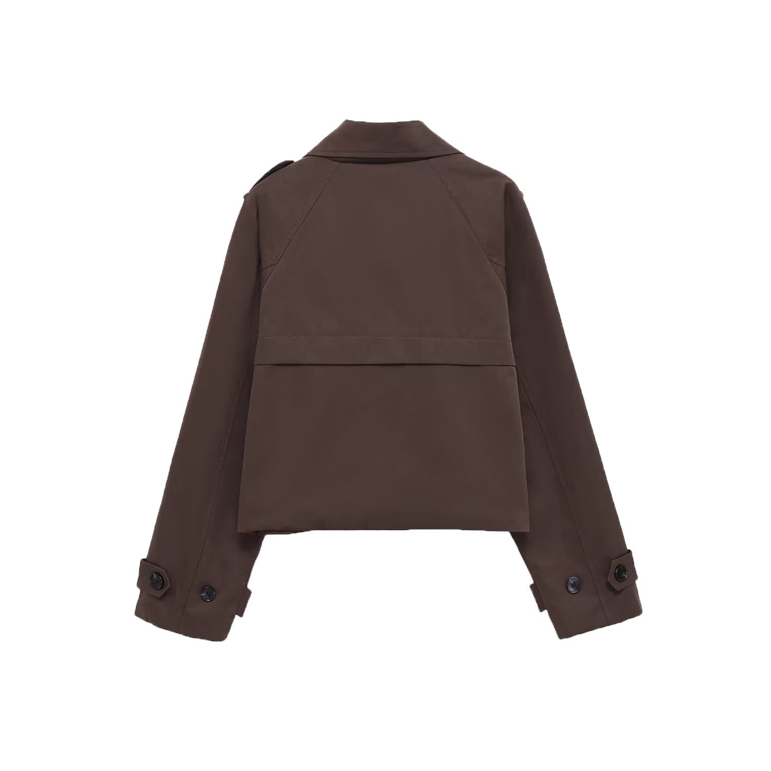 Women's Jacket Cropped Trench BYMANYC ® New York SOHO BROWN SHORT TRENCH - New Collection