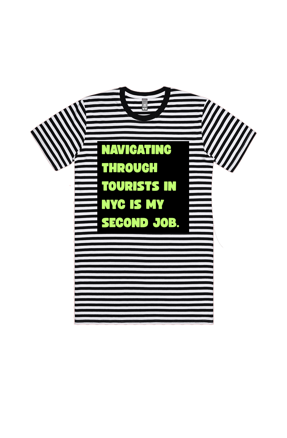 Black White Stripe Tee BYMANYC New York 