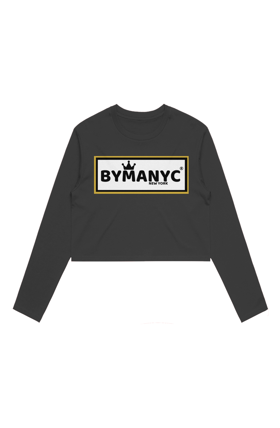 Women's Long Sleeve Crop Tee BYMANYC New York SOHO CROP L S New Collection