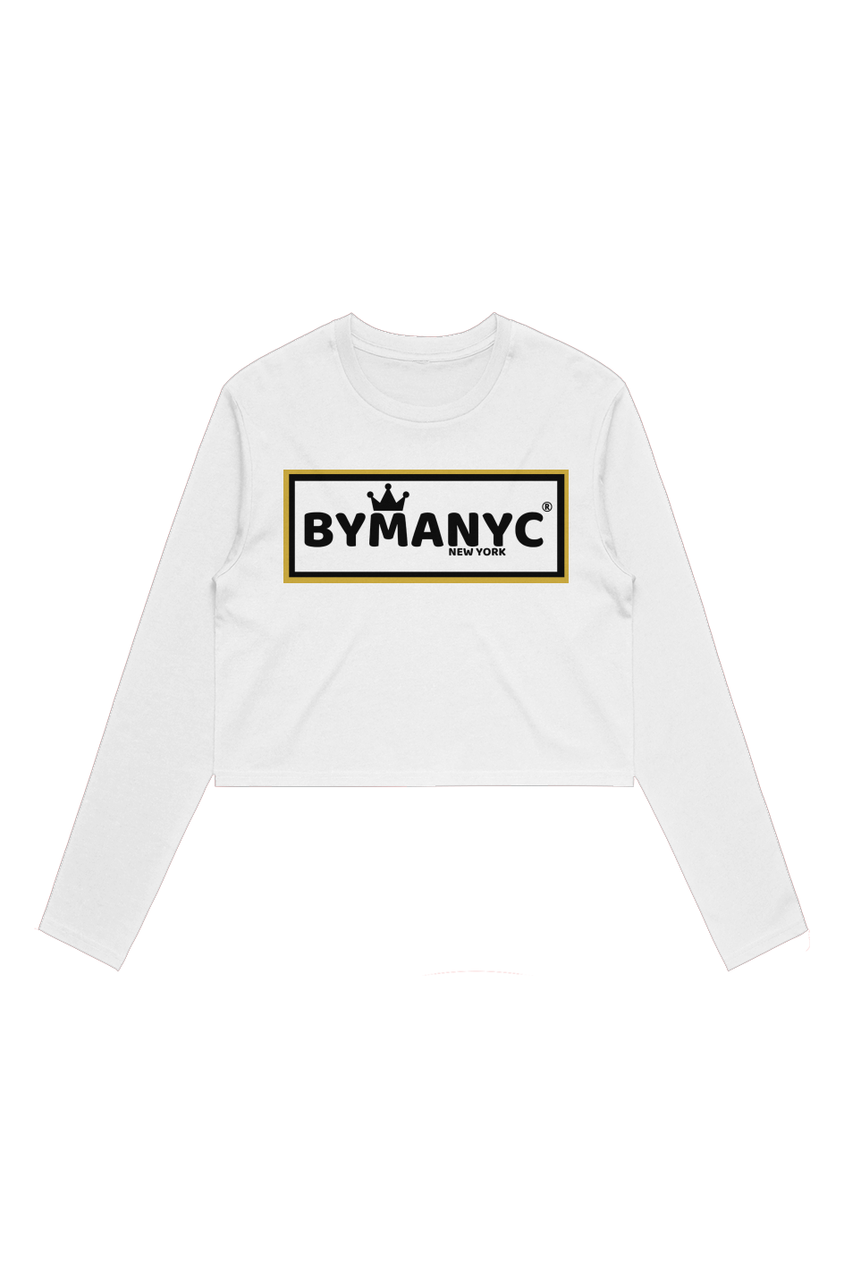 Women's Long Sleeve Crop Tee BYMANYC New York SOHO CROP L S New Collection