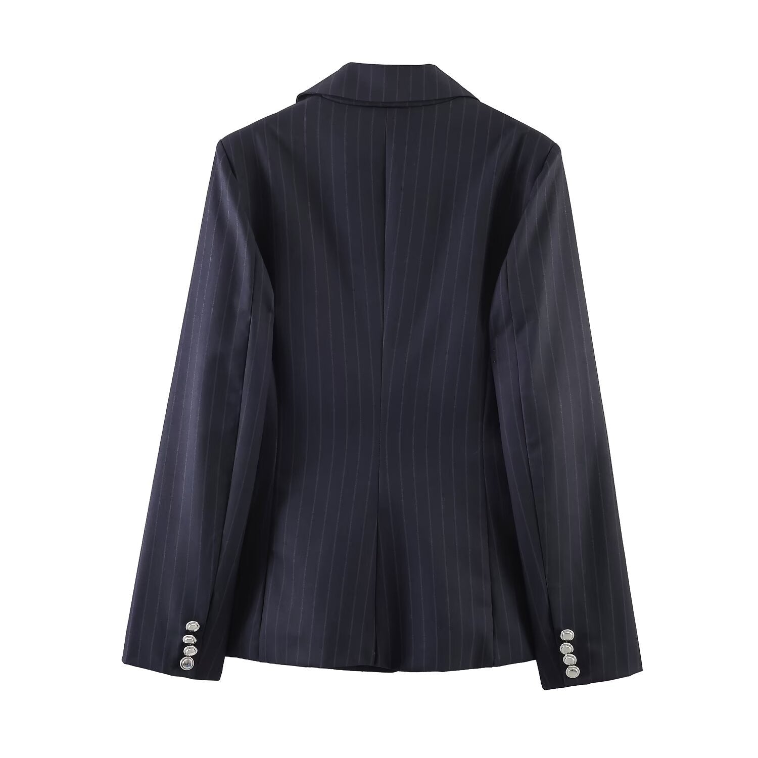 Women's Jacket Dark Navy Pinstripe BYMANYC ® New York WALL STREET PINSTRIPE TAILORED BLAZER - New Collection