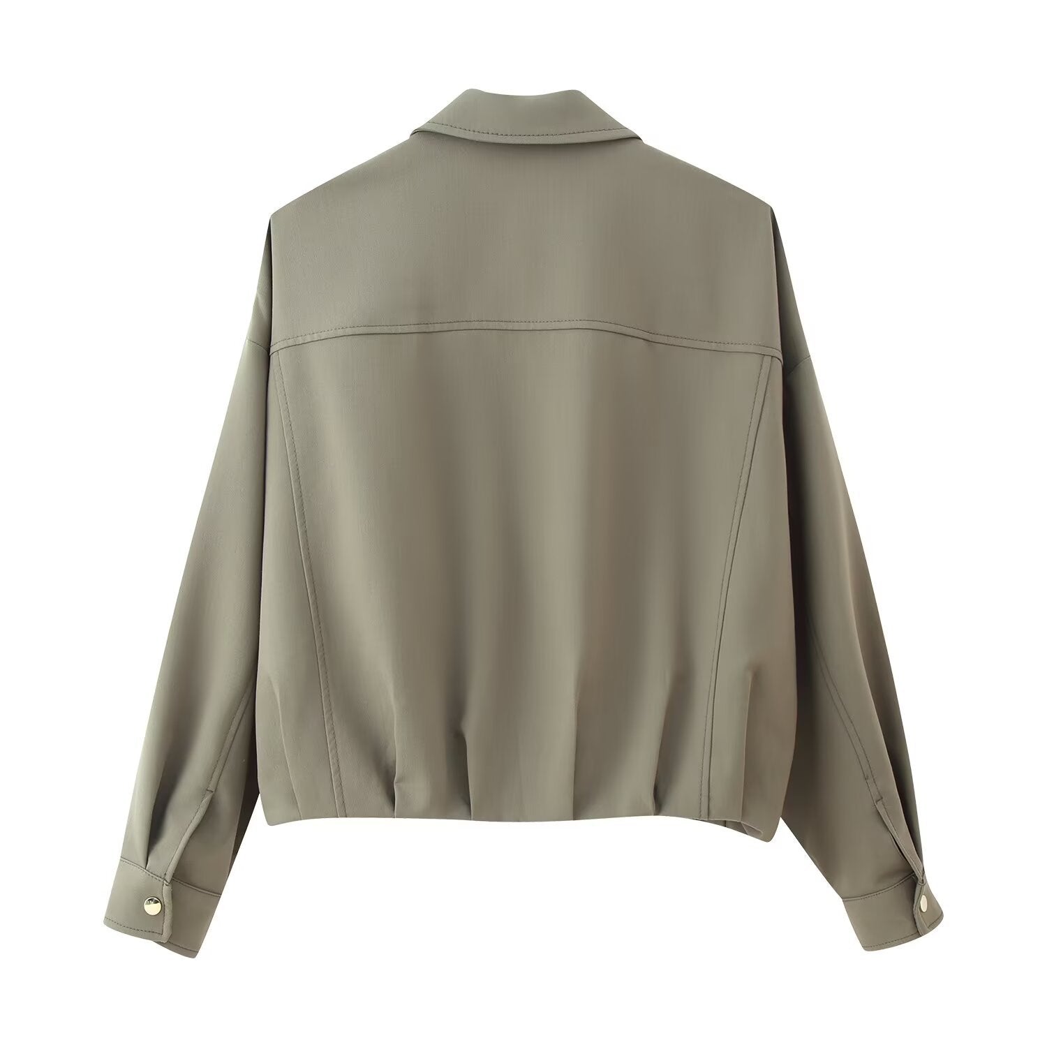 Women's Jacket Sage Green Utility BYMANYC ® New York SOHO OVERSIZED WORKWEAR BOMBER - New Collection