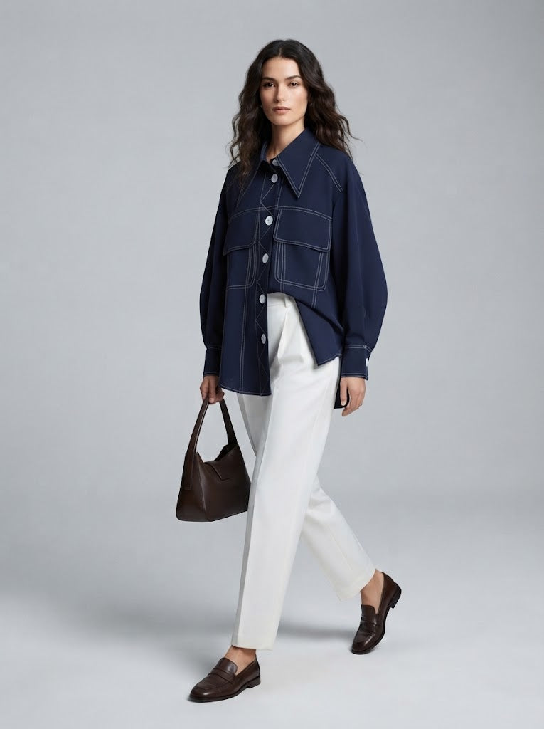 WOMEN'S BLOUSE NYC Eco-Friendly METROPOLITAN BYMANYC ® New York
