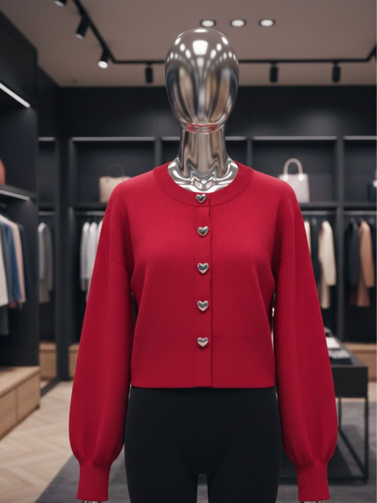 Amour Heart Cardigan • SOHO New Collection BYMANYC ® New York