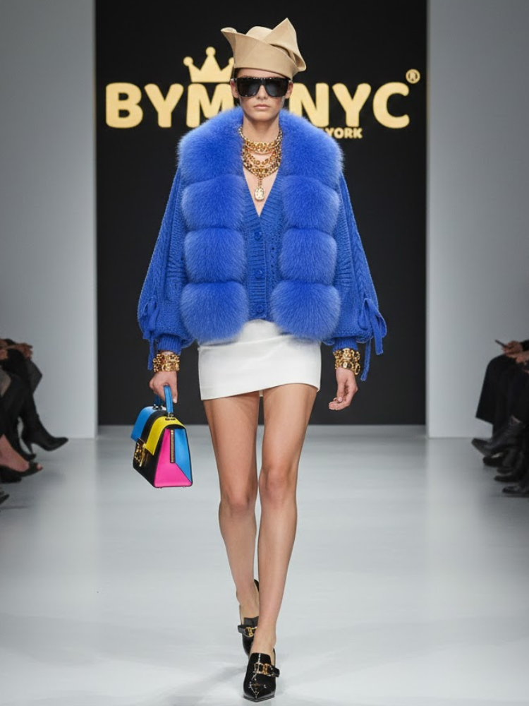  Azure Plush Knit • SKY New Collection BYMANYC ® New York  NYC Wholesale Boutique Inventory - No MOQ & Ready to Ship