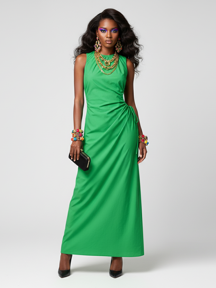  BOTANICAL GARDEN Maxi Dress ECO FASHION BYMANYC ® New York  NYC Wholesale Boutique Inventory - No MOQ & Ready to Ship