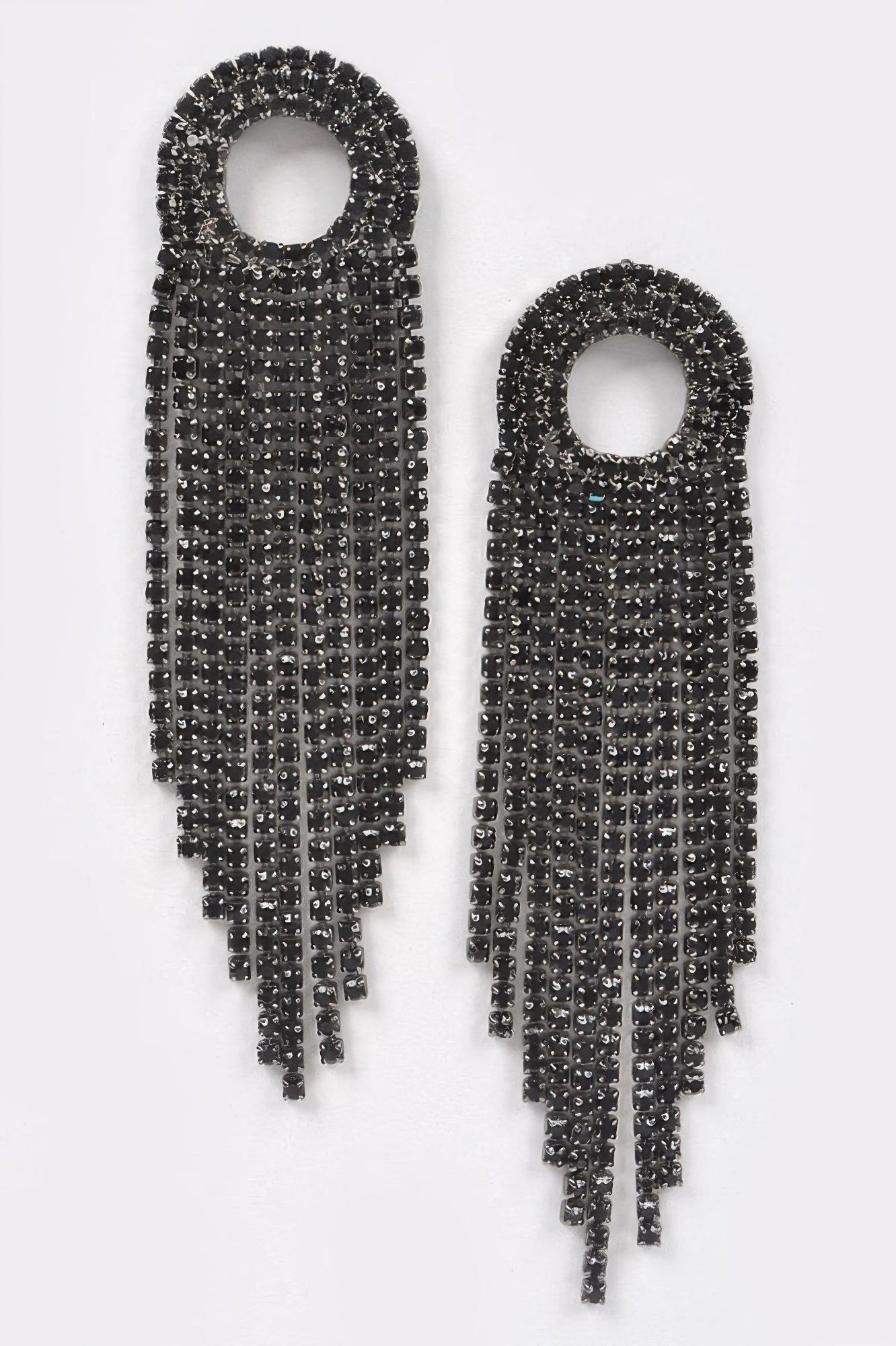  BROADWAY Rhinestone Fringe Drop Earrings: NYFW BYMANYC ® New York  NYC Wholesale Boutique Inventory - No MOQ & Ready to Ship