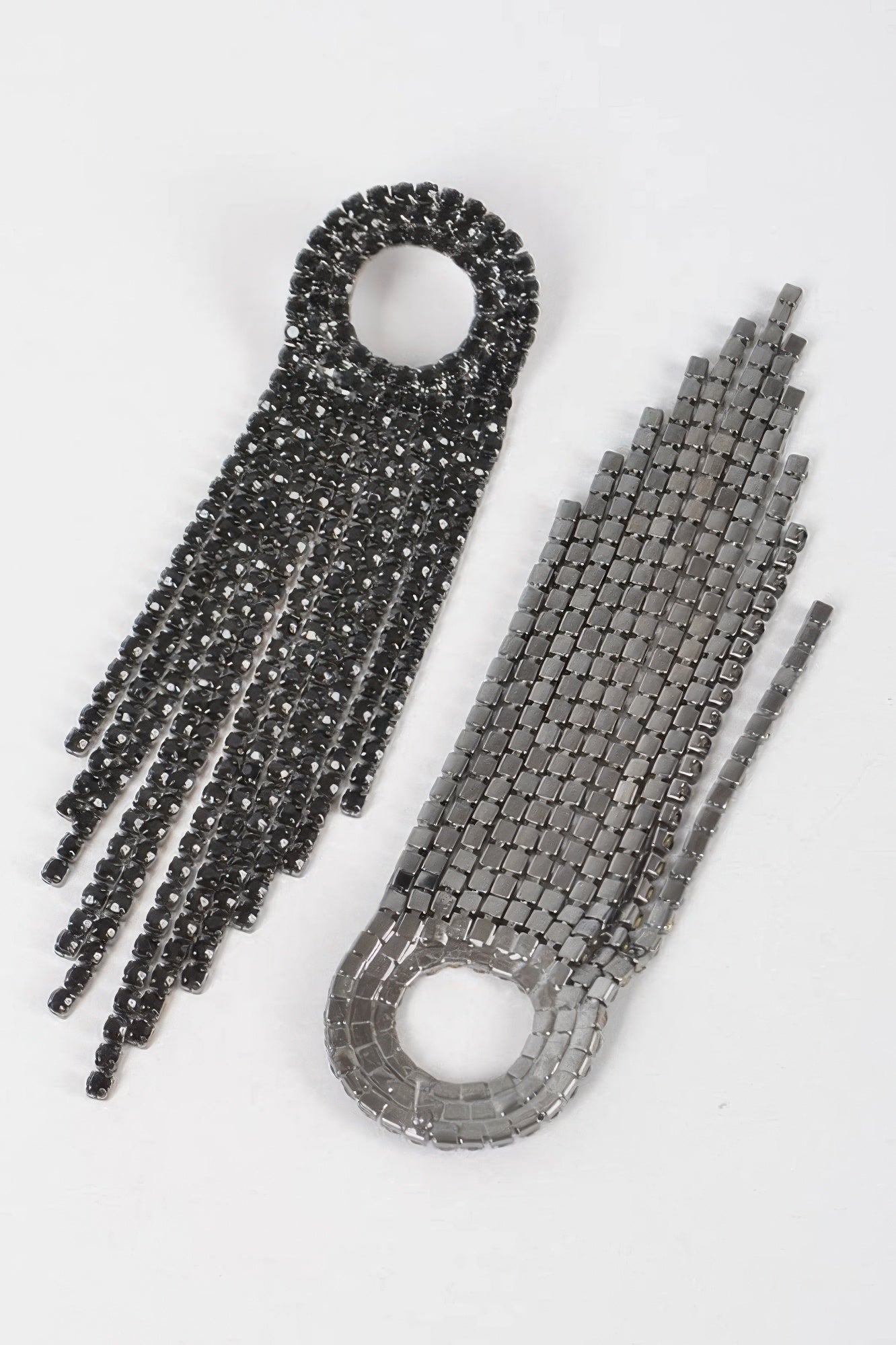  BROADWAY Rhinestone Fringe Drop Earrings: NYFW BYMANYC ® New York  NYC Wholesale Boutique Inventory - No MOQ & Ready to Ship
