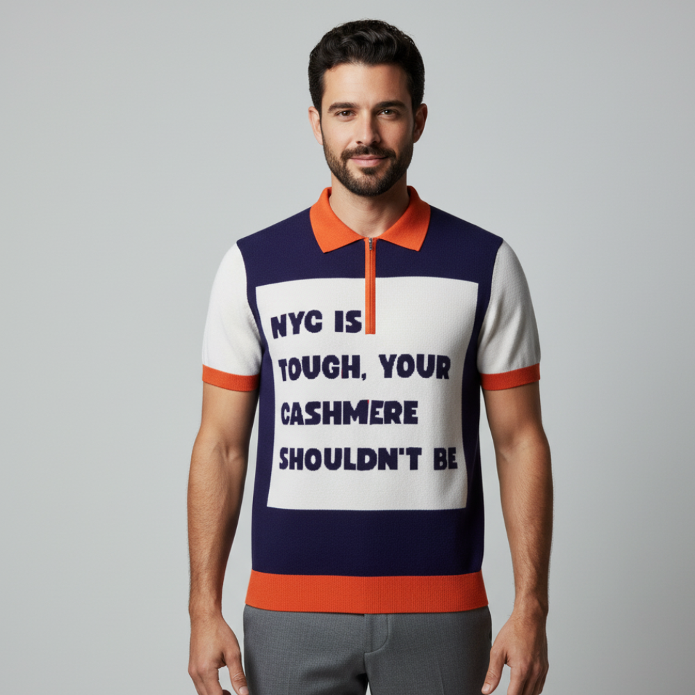  BROOKLYN Cashmere Polo BYMANYC ® New York  NYC Wholesale Boutique Inventory - No MOQ & Ready to Ship