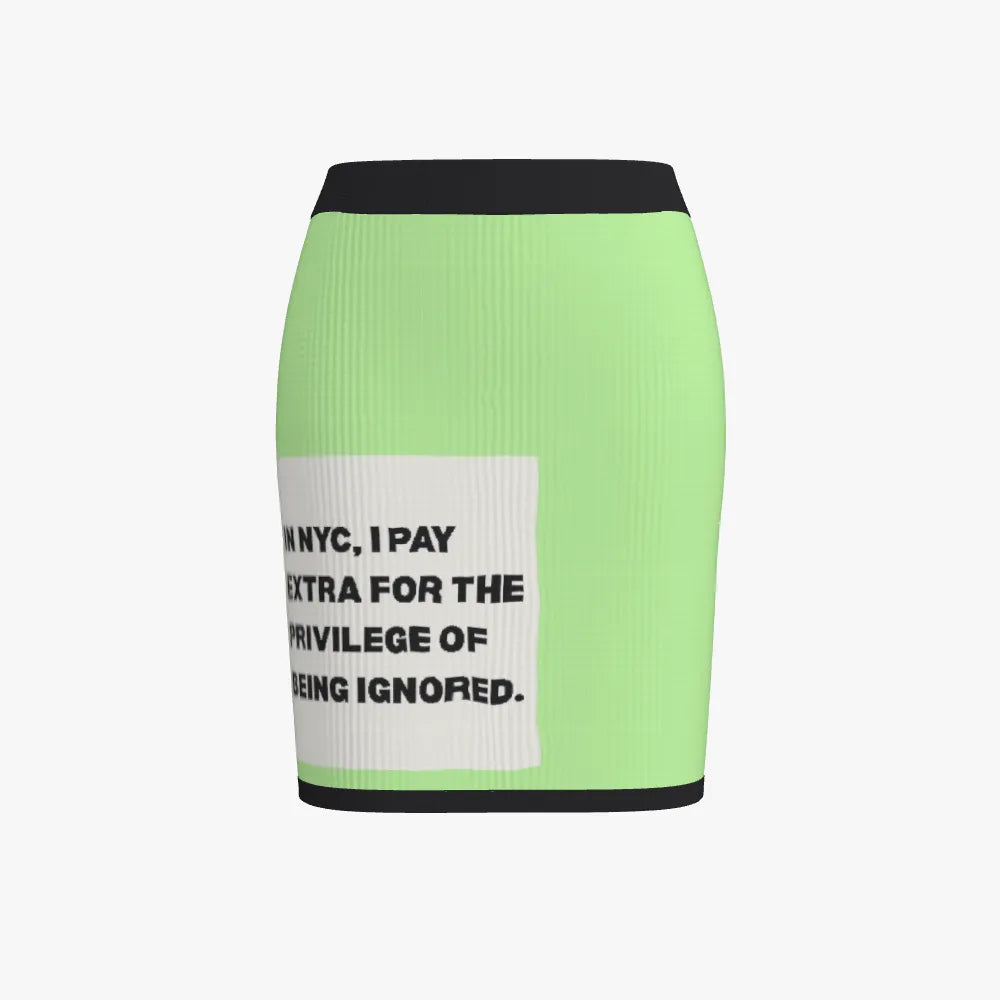 BYMANYC ® NY "Delancey" Vegan Eco Mini Skirt - BYMANYC ® New York  