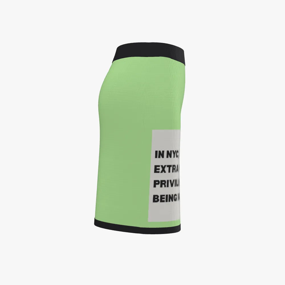 BYMANYC ® NY "Delancey" Vegan Eco Mini Skirt - BYMANYC ® New York  