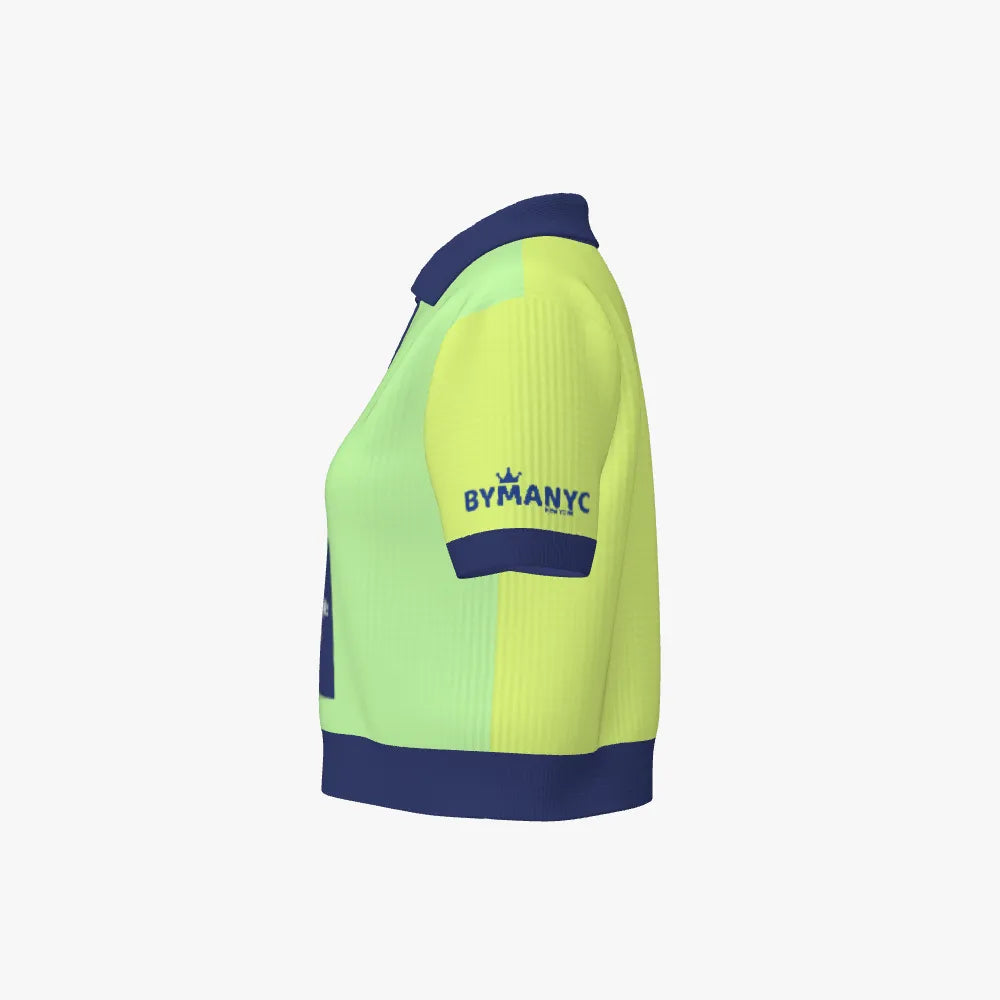 BYMANYC ® NY "Nolita" Eco Cropped Polo Recycled - BYMANYC ® New York  