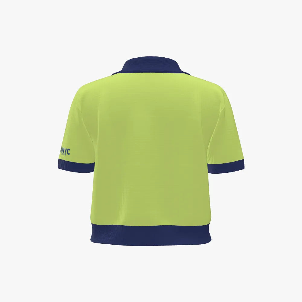 BYMANYC ® NY "Nolita" Eco Cropped Polo Recycled - BYMANYC ® New York  