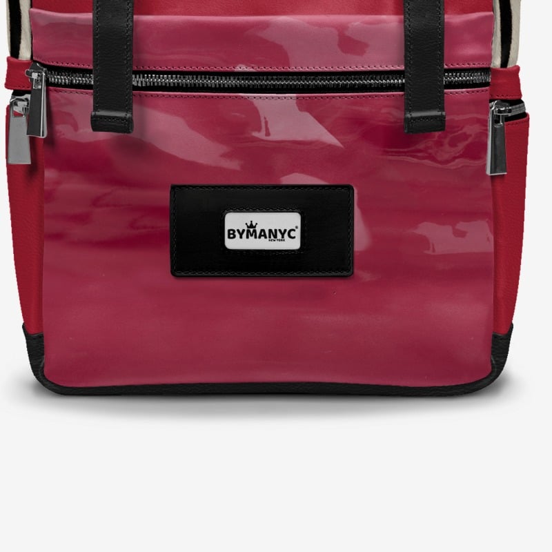 BYMANYC ® New York – NYC COUTURE Backpack in Fierce Red & Noir Zebra - BYMANYC ® New York  