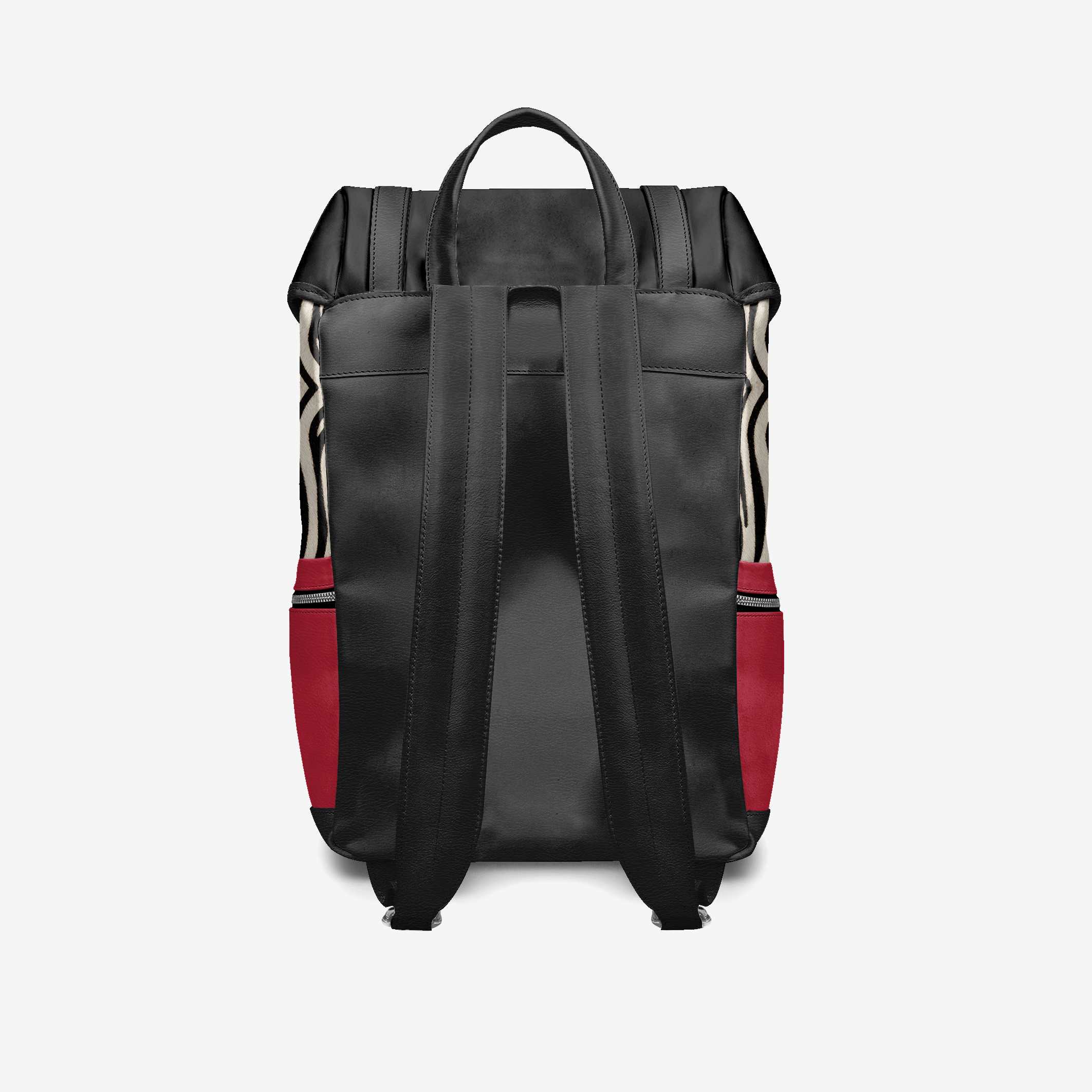 BYMANYC ® New York – NYC COUTURE Backpack in Fierce Red & Noir Zebra - BYMANYC ® New York  