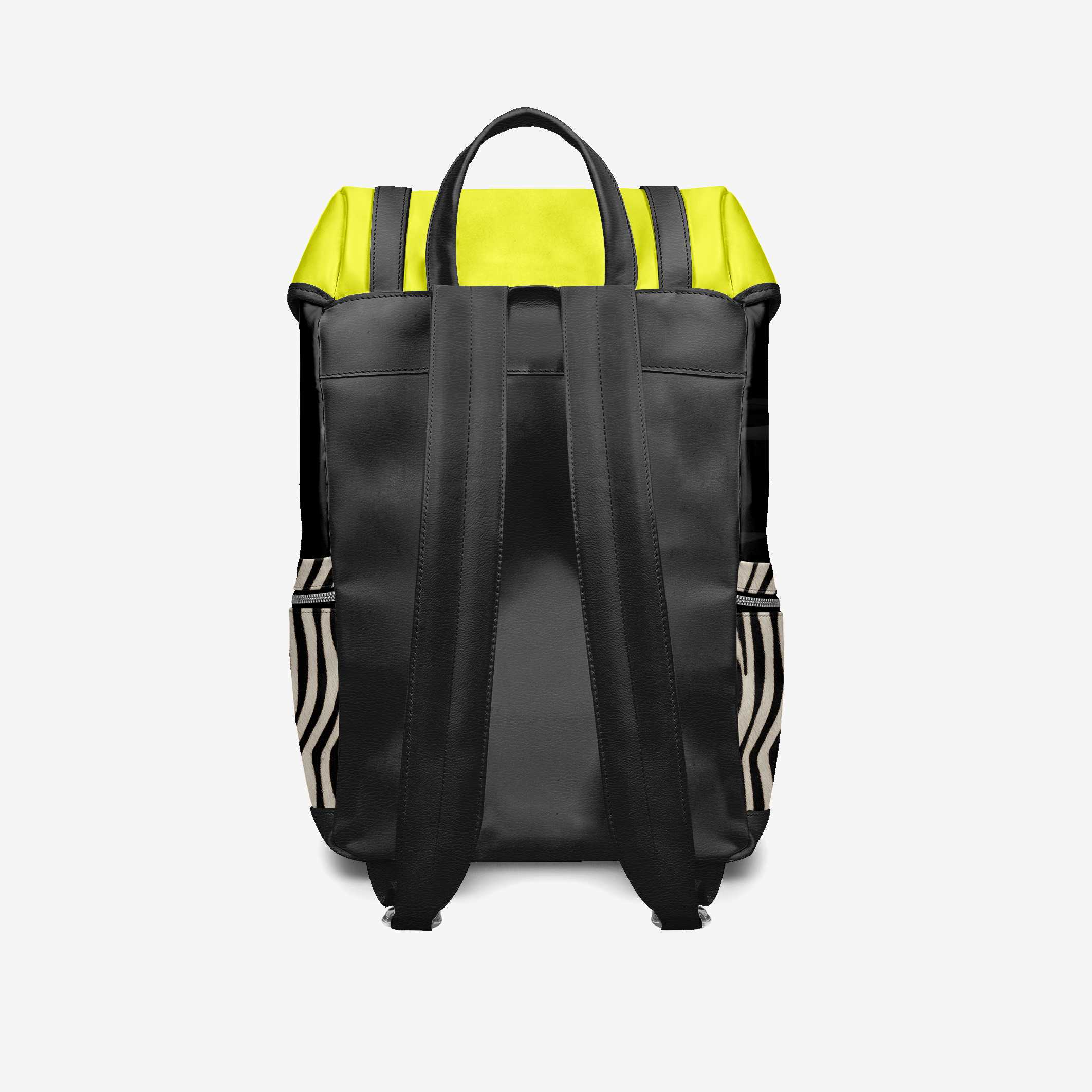  BYMANYC ® New York – NYC COUTURE Backpack in Zebra Print & Neon Yellow  NYC Wholesale Boutique Inventory - No MOQ & Ready to Ship