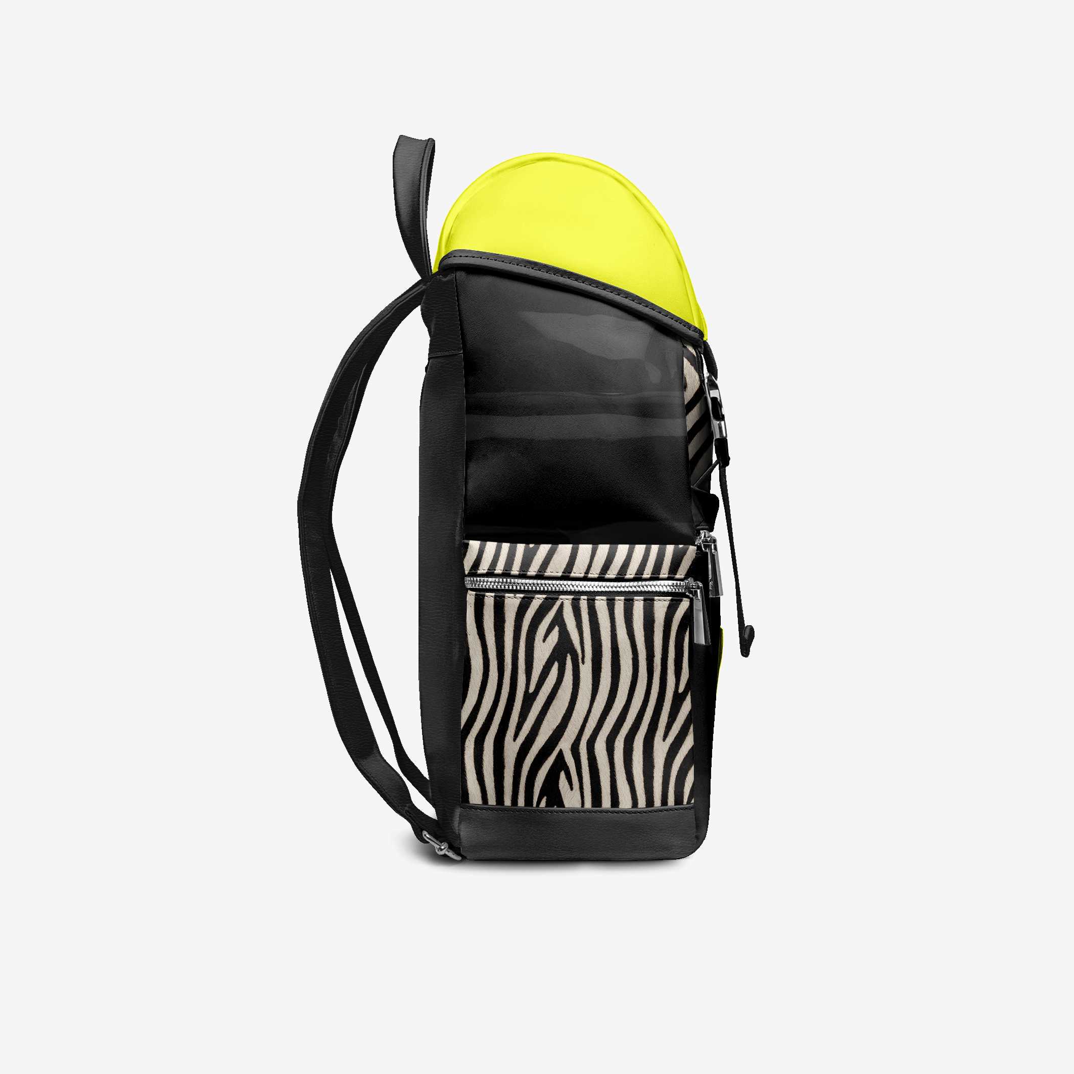 BYMANYC ® New York – NYC COUTURE Backpack in Zebra Print & Neon Yellow  NYC Wholesale Boutique Inventory - No MOQ & Ready to Ship