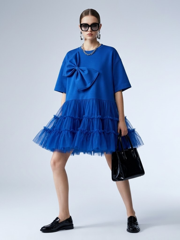 WOMEN'S DRESS CALA BOIX BLUE IBIZA Collection BYMANYC ® New York