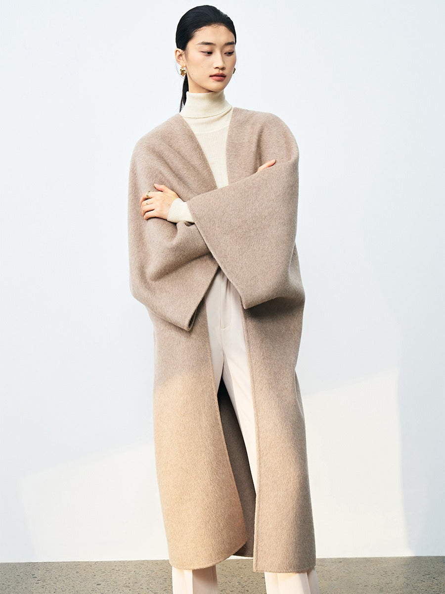 Bat Cape Wool Coat, The Plaza | Women - BYMANYC ® New York - BYMANYC ® New York  