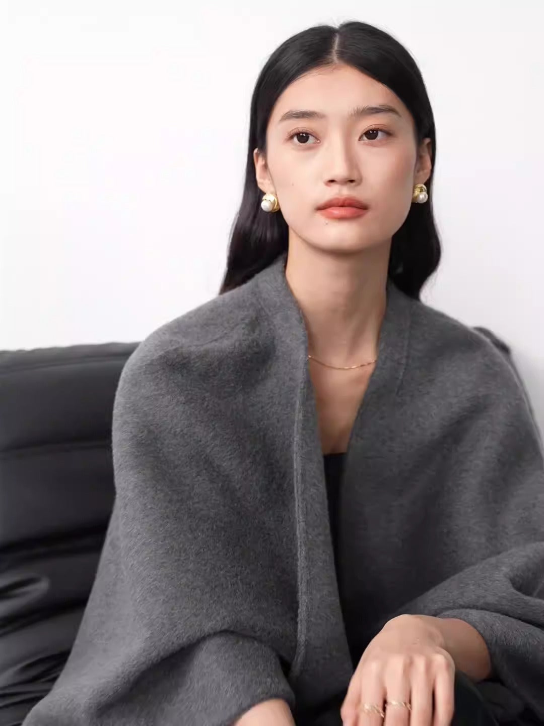 Bat Cape Wool Coat, The Plaza | Women - BYMANYC ® New York - BYMANYC ® New York  