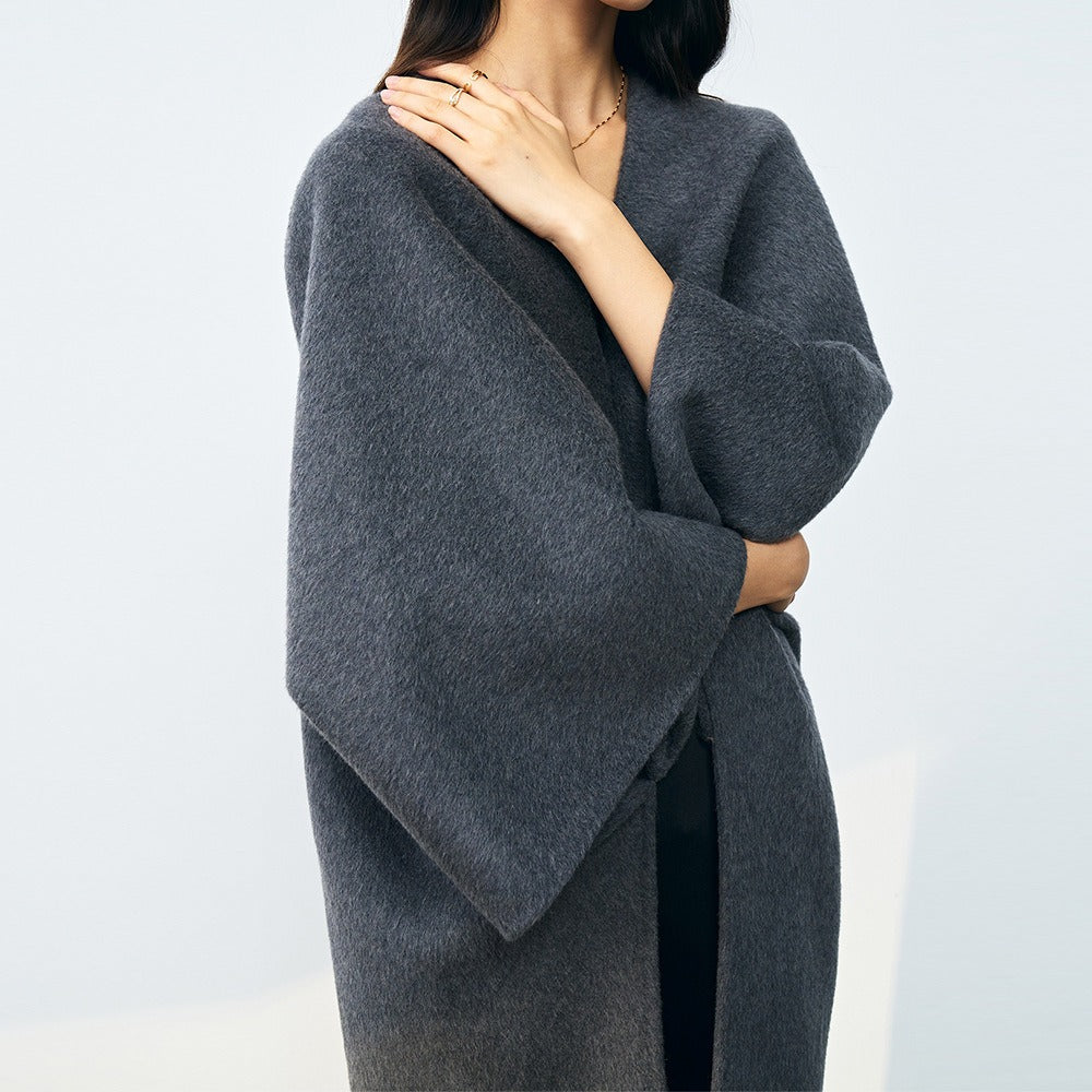 Bat Cape Wool Coat, The Plaza | Women - BYMANYC ® New York - BYMANYC ® New York  