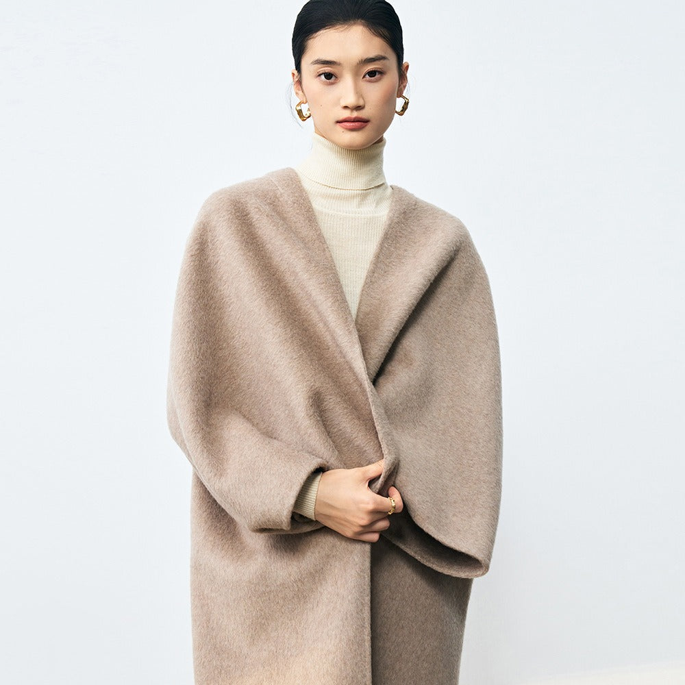 Bat Cape Wool Coat, The Plaza | Women - BYMANYC ® New York - BYMANYC ® New York  