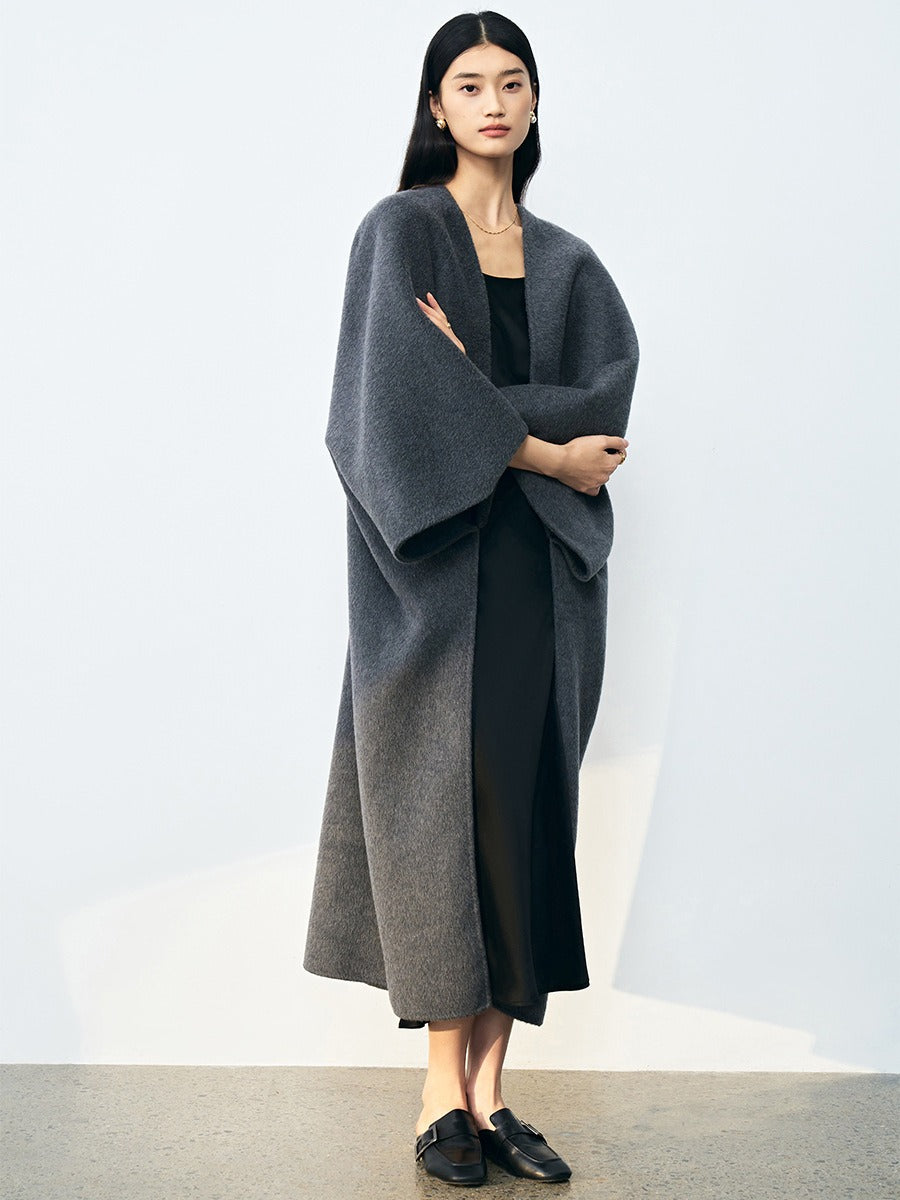 Bat Cape Wool Coat, The Plaza | Women - BYMANYC ® New York - BYMANYC ® New York  