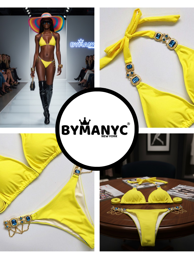  Bikini TRIBECA NYFW New Colecction BYMANYC ® New York  NYC Wholesale Boutique Inventory - No MOQ & Ready to Ship