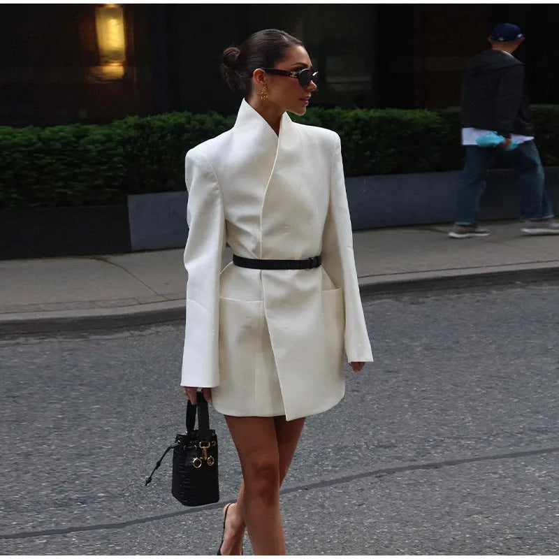 Black And White Women's Suit Jacket, Wall Street, BYMANYC New York. - BYMANYC ® New York  