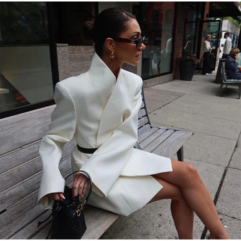 Black And White Women's Suit Jacket, Wall Street, BYMANYC New York. - BYMANYC ® New York  