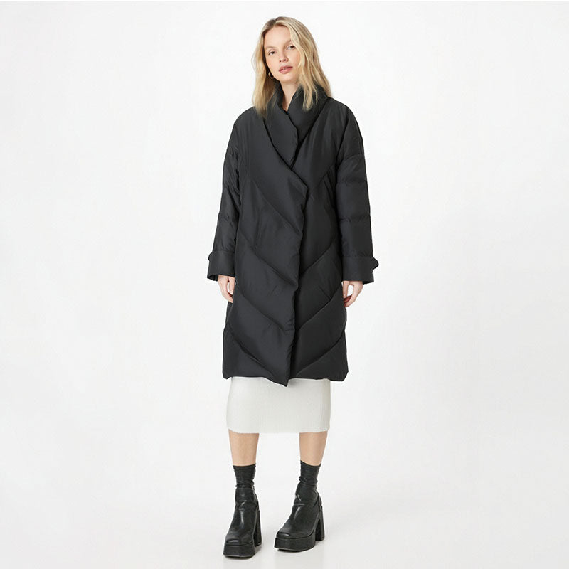 Black Down Coat For Women, SoHo, BYMANYC New York. - BYMANYC ® New York  