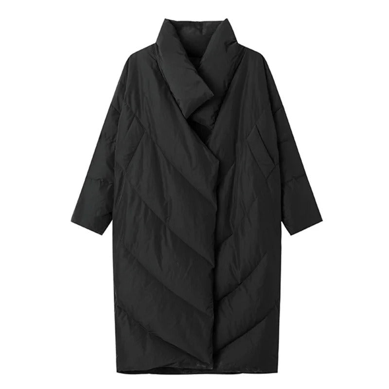  Black Down Coat For Women, SoHo, BYMANYC New York.  NYC Wholesale Boutique Inventory - No MOQ & Ready to Ship