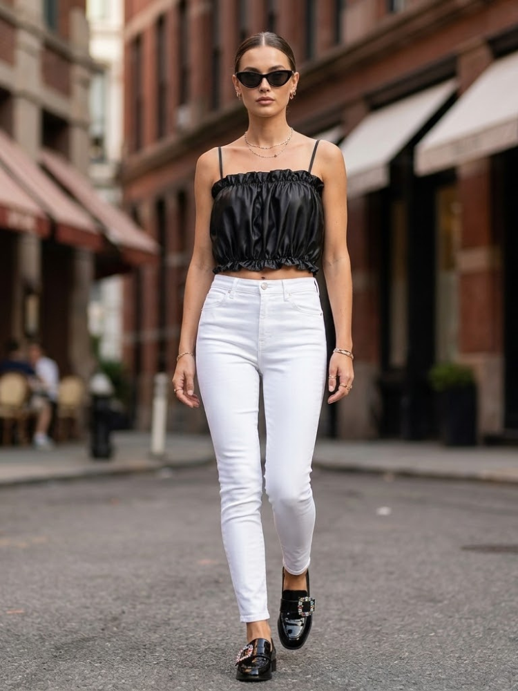  Black SOHO Satin Ruched Top Prêt-à-Porter BYMANYC ® New York  NYC Wholesale Boutique Inventory - No MOQ & Ready to Ship
