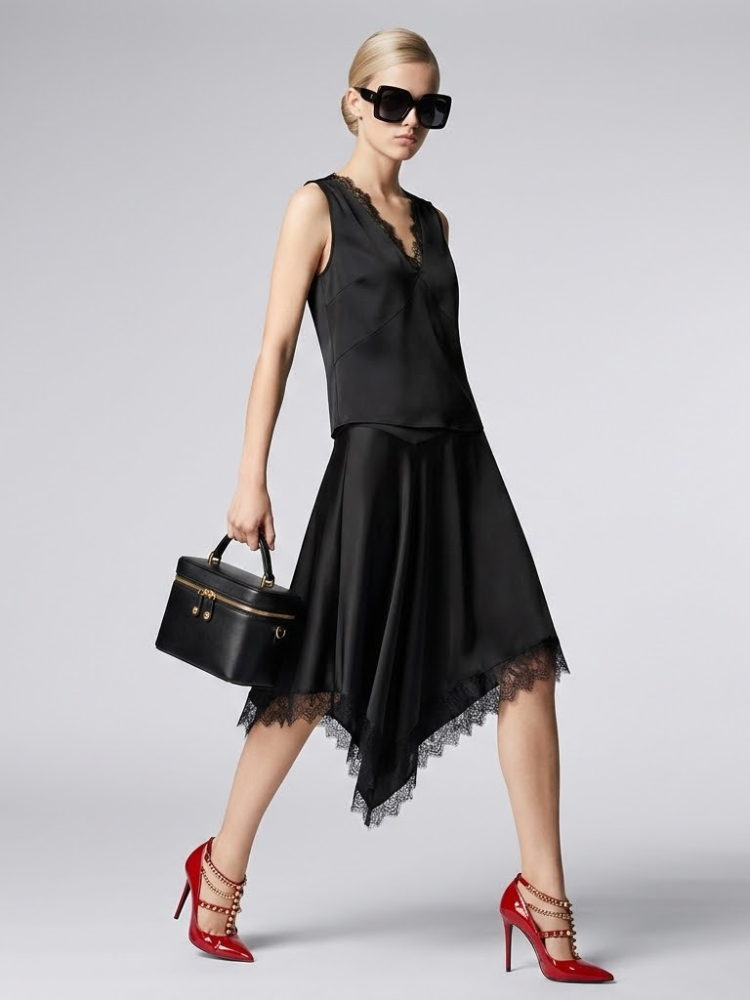 Black TRIBECA Lingerie Set Prêt-à-Porter BYMANYC ® New York - BYMANYC ® New York  