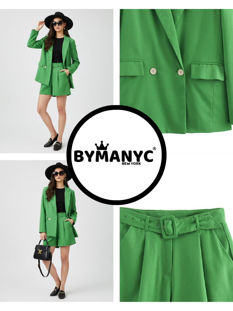  Blazer and Shorts Set SOHO NYFW New Colecction BYMANYC ® New York  NYC Wholesale Boutique Inventory - No MOQ & Ready to Ship