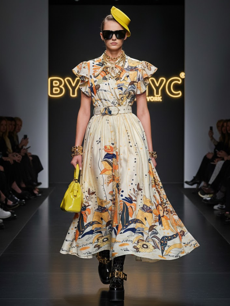  Botanical Garden Maxi • GREENWICH New Collection BYMANYC ® New York  NYC Wholesale Boutique Inventory - No MOQ & Ready to Ship