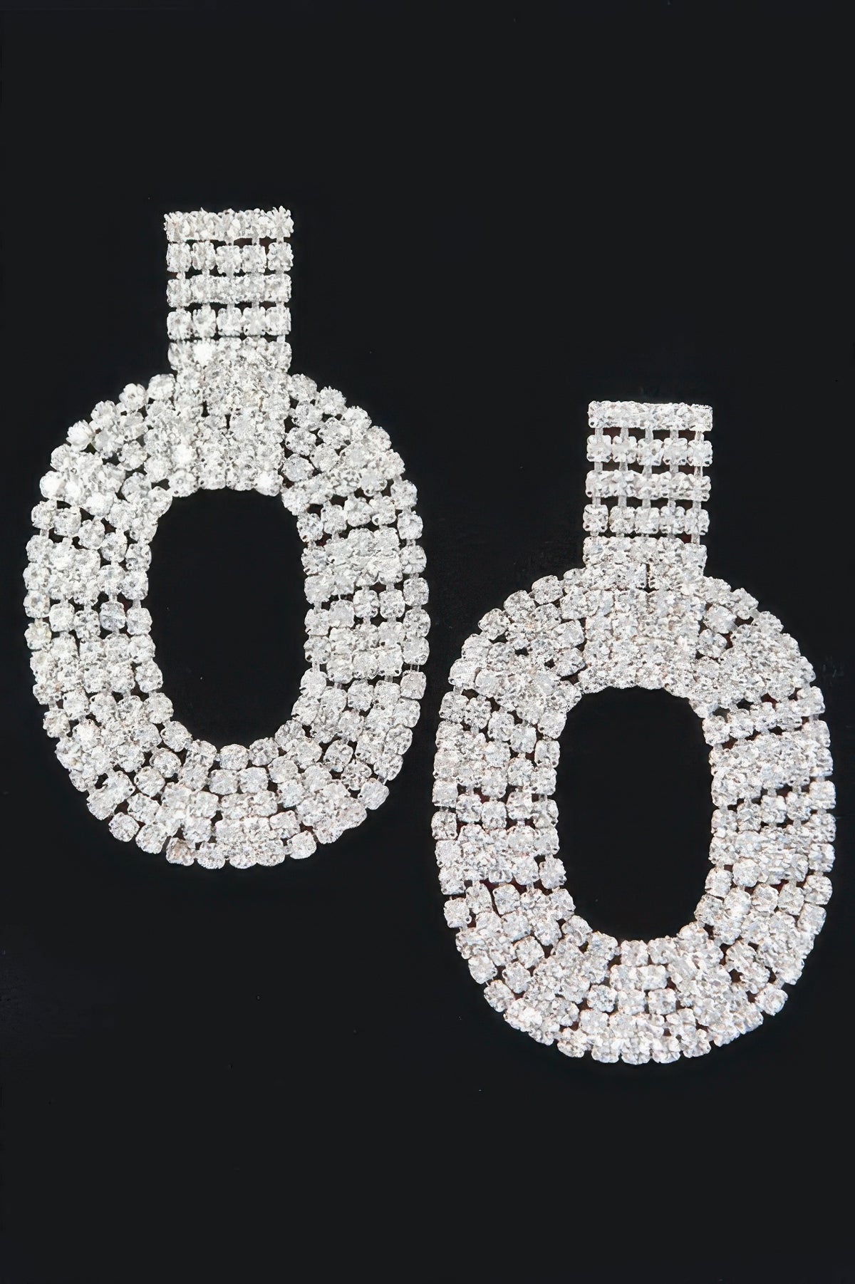  CHELSEA Elegant Rhinestone Drop Earrings: NYFW BYMANYC ® New York  NYC Wholesale Boutique Inventory - No MOQ & Ready to Ship