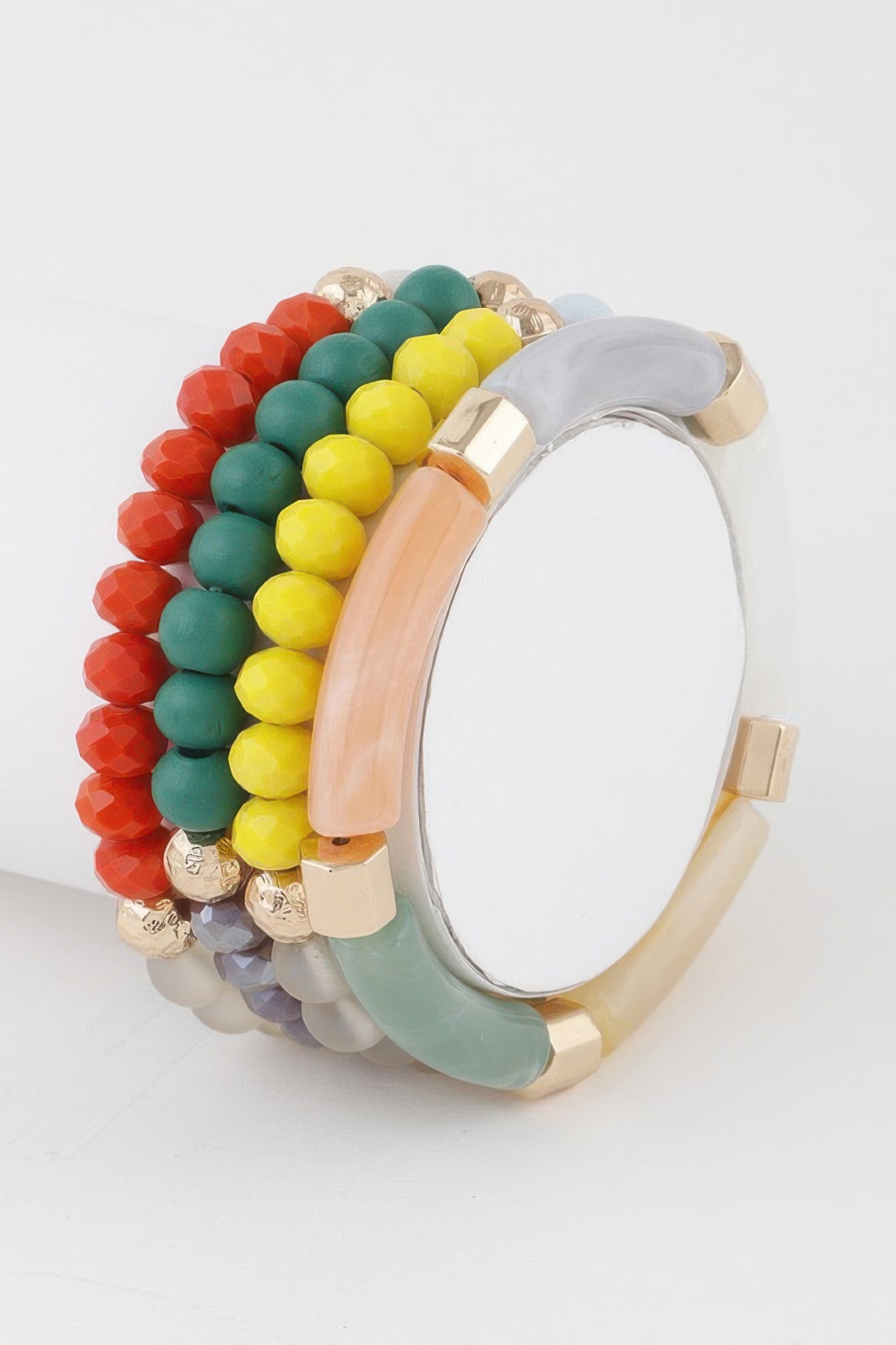  CONEY Multi Beaded Tube Bracelet - New Collection Los Angeles - BYMANYC ® New York  NYC Wholesale Boutique Inventory - No MOQ & Ready to Ship