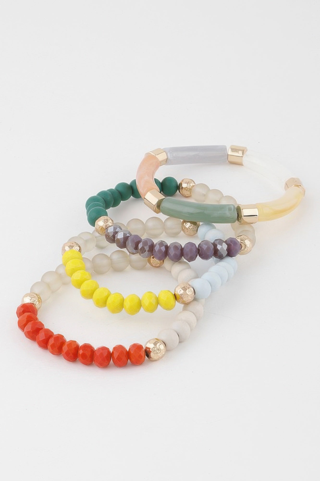  CONEY Multi Beaded Tube Bracelet - New Collection Los Angeles - BYMANYC ® New York  NYC Wholesale Boutique Inventory - No MOQ & Ready to Ship