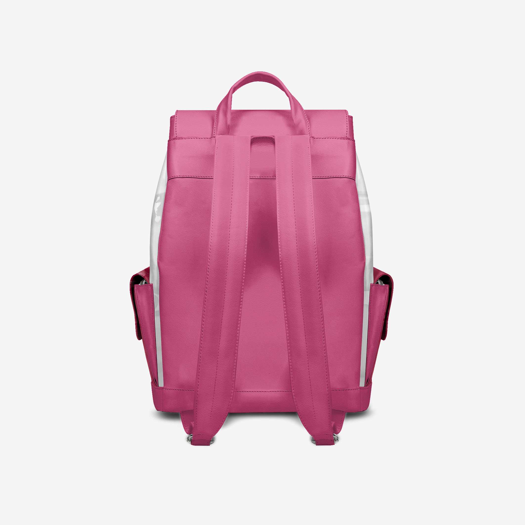  COUTURE Eco Backpack – Pink & White Edition | BYMANYC ® New York  NYC Wholesale Boutique Inventory - No MOQ & Ready to Ship