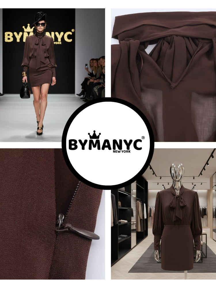  Chocolate Bow Mini • SOHO New Collection BYMANYC ® New York  NYC Wholesale Boutique Inventory - No MOQ & Ready to Ship